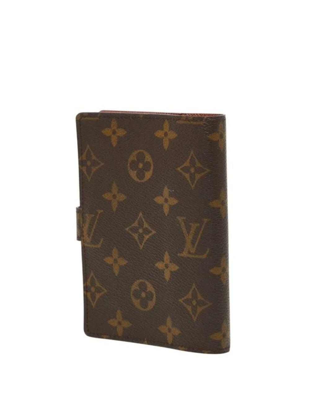 Louis Vuitton Monogram Agenda PM 6 Hole Notebook Cover System Brown Leather